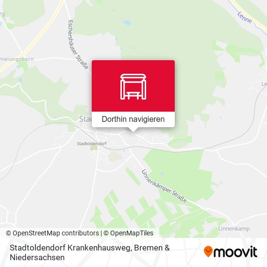 Stadtoldendorf Krankenhausweg Karte