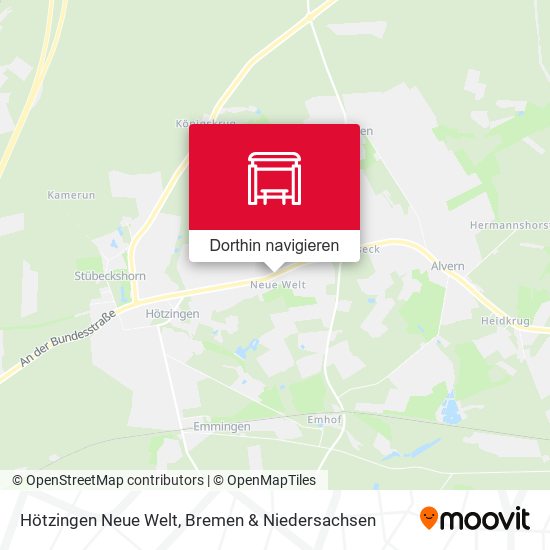 Hötzingen Neue Welt Karte