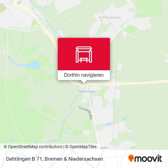Dehtlingen B 71 Karte