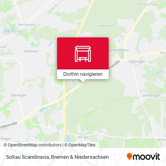 Soltau Scandinavia Karte