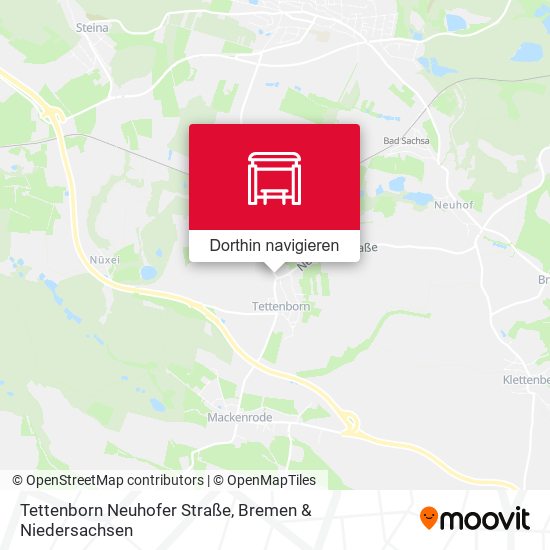 Tettenborn Neuhofer Straße Karte