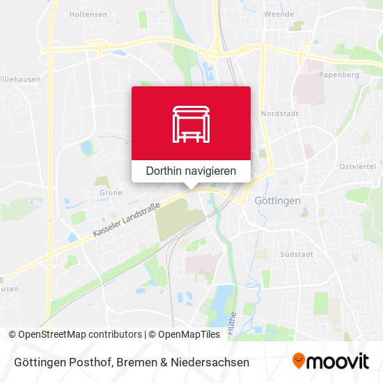 Göttingen Posthof Karte