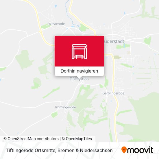 Tiftlingerode Ortsmitte Karte