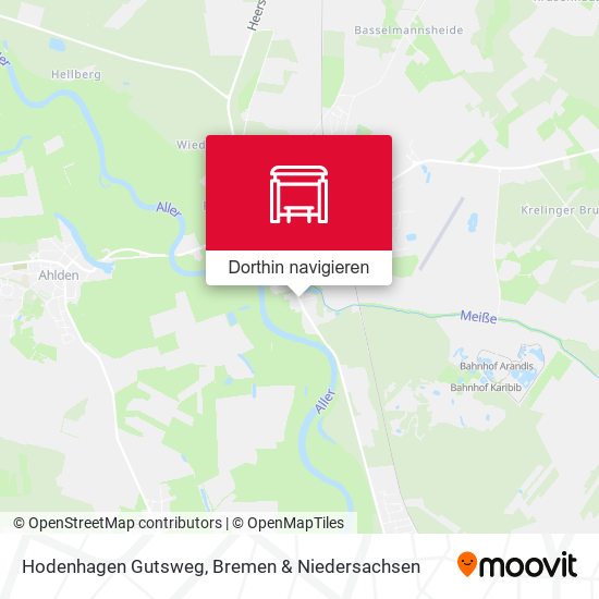 Hodenhagen Gutsweg Karte