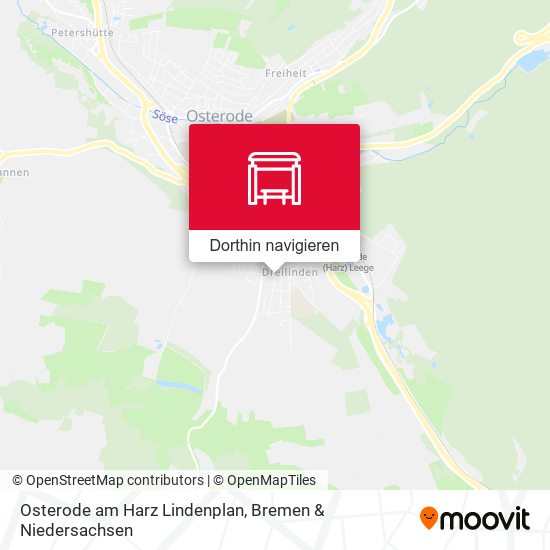 Osterode am Harz Lindenplan Karte
