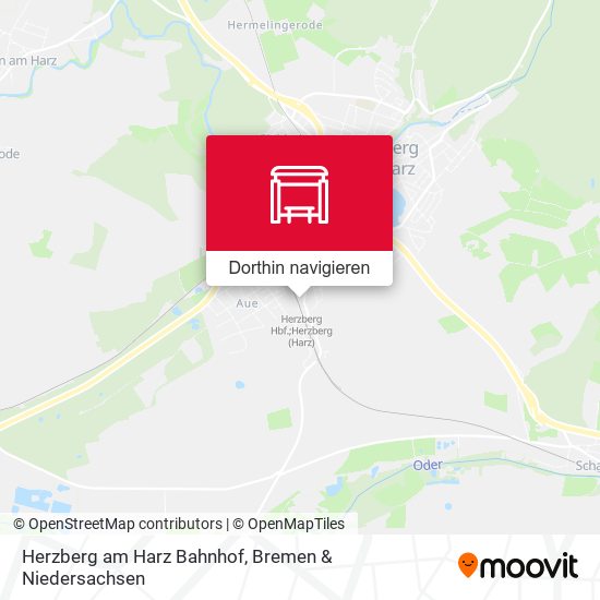 Herzberg am Harz Bahnhof Karte