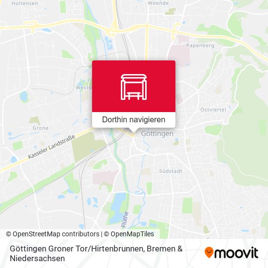 Göttingen Groner Tor / Hirtenbrunnen Karte