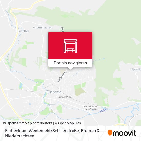 Einbeck am Weidenfeld / Schillerstraße Karte