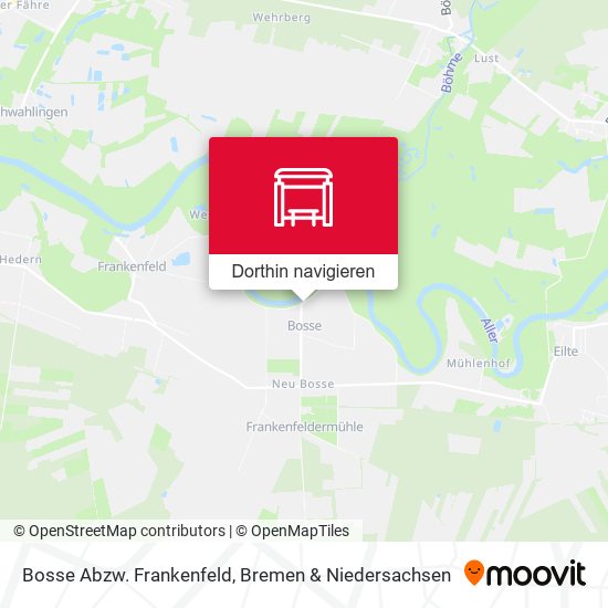 Bosse Abzw. Frankenfeld Karte