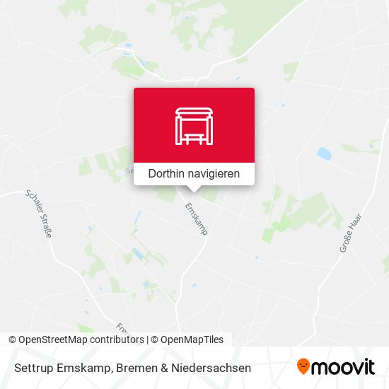 Settrup Emskamp Karte