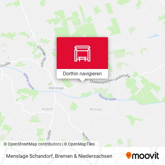 Menslage Schandorf Karte