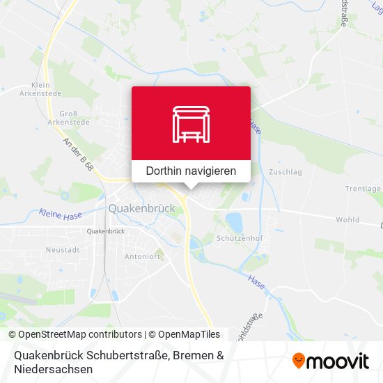 Quakenbrück Schubertstraße Karte