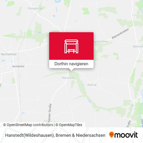 Hanstedt(Wildeshausen) Karte