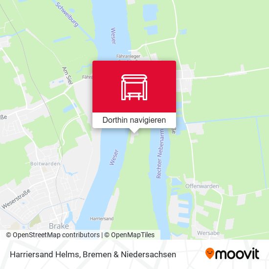 Harriersand Helms Karte