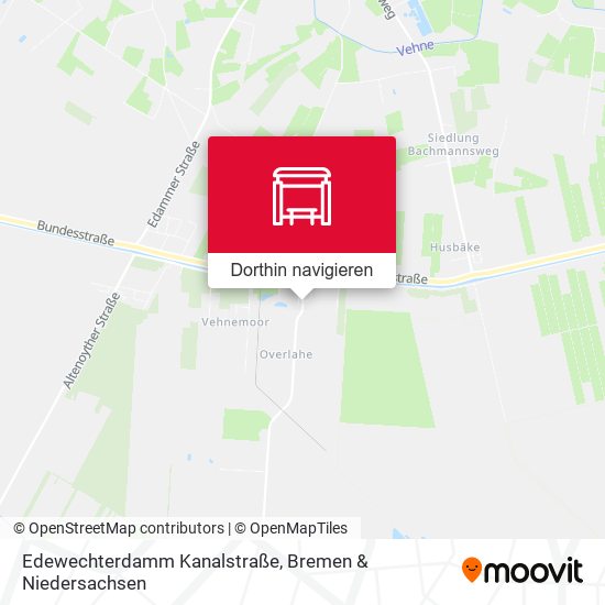 Edewechterdamm Kanalstraße Karte