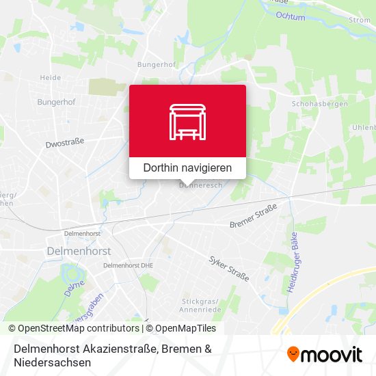 Delmenhorst Akazienstraße Karte