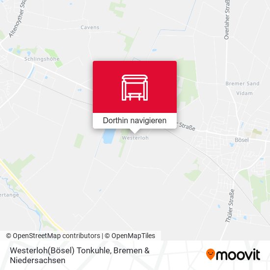 Westerloh(Bösel) Tonkuhle Karte