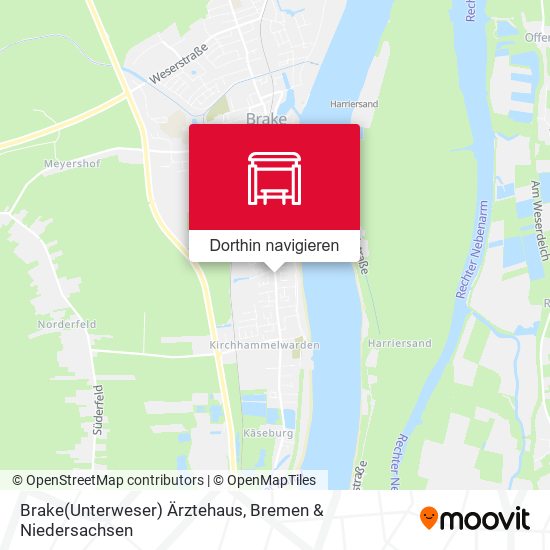 Brake(Unterweser) Ärztehaus Karte