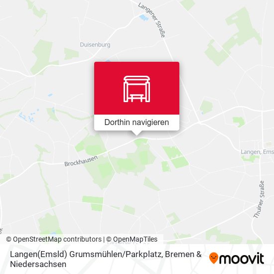 Langen(Emsld) Grumsmühlen / Parkplatz Karte