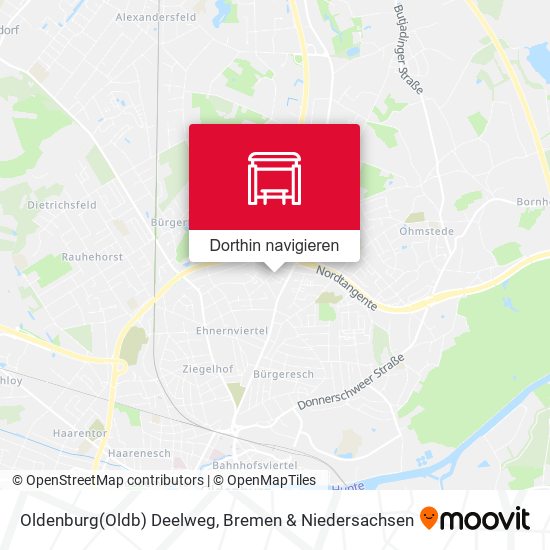 Oldenburg(Oldb) Deelweg Karte