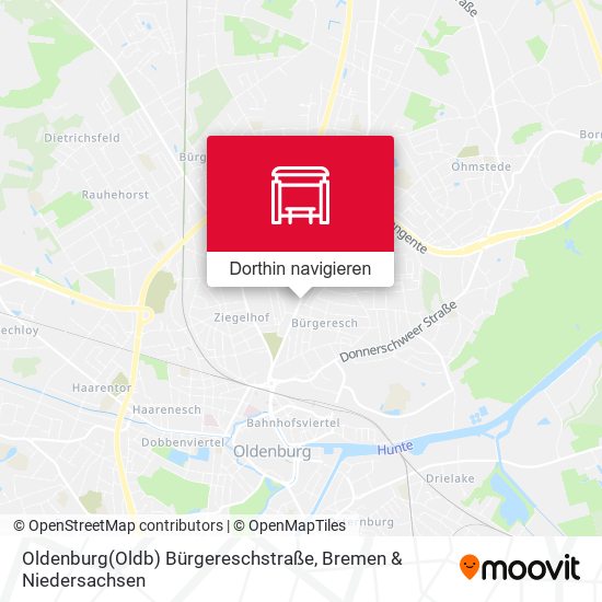 Oldenburg(Oldb) Bürgereschstraße Karte
