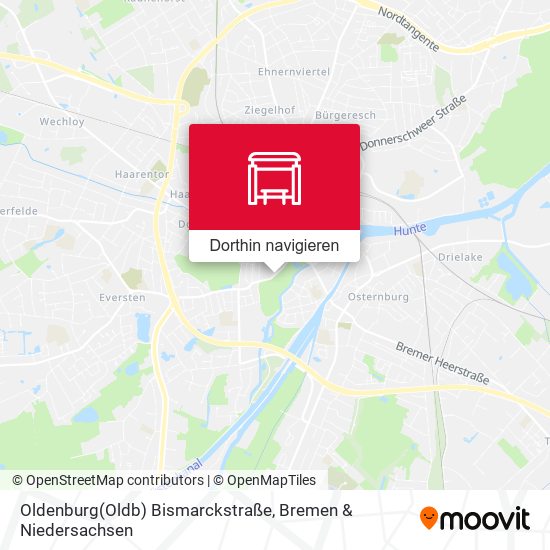Oldenburg(Oldb) Bismarckstraße Karte