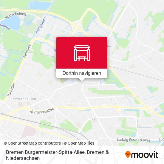 Bremen Bürgermeister-Spitta-Allee Karte