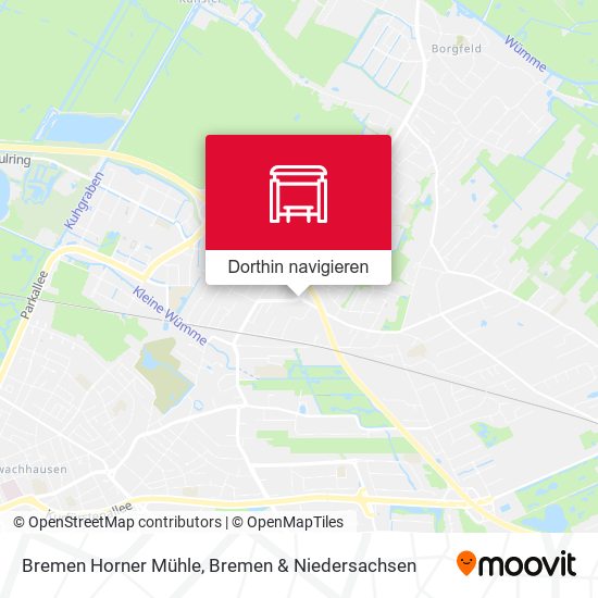 Bremen Horner Mühle Karte