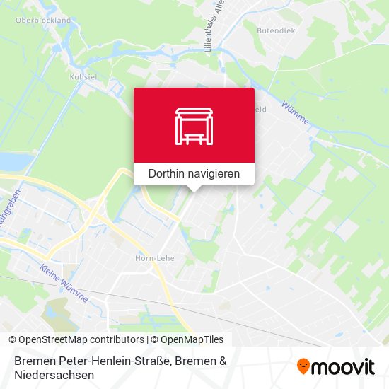 Bremen Peter-Henlein-Straße Karte