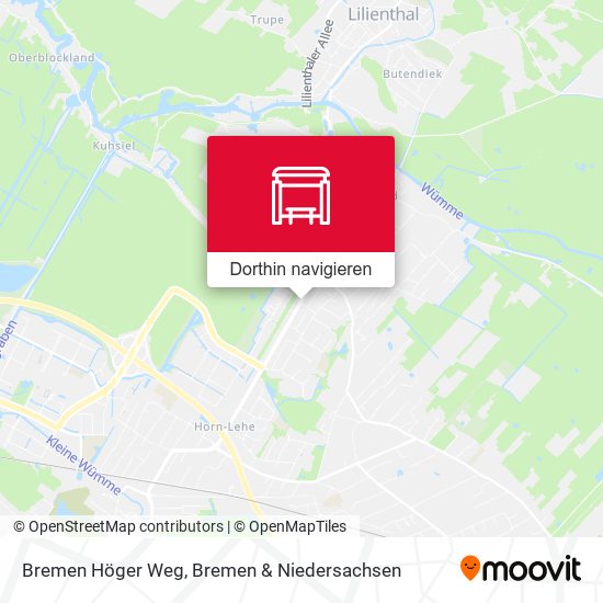Bremen Höger Weg Karte