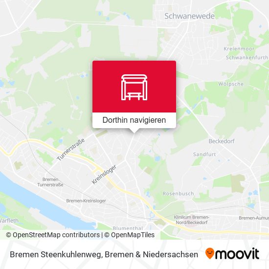 Bremen Steenkuhlenweg Karte
