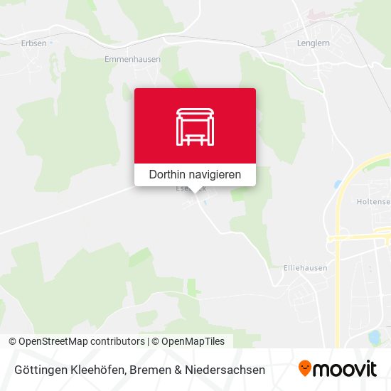 Göttingen Kleehöfen Karte