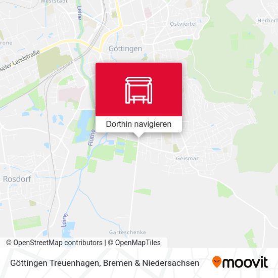 Göttingen Treuenhagen Karte