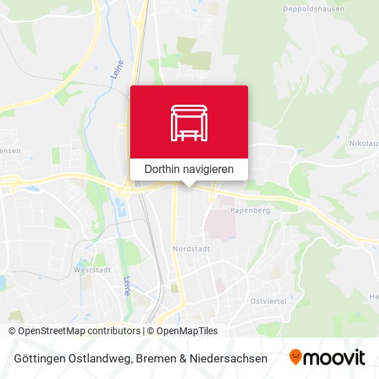 Göttingen Ostlandweg Karte