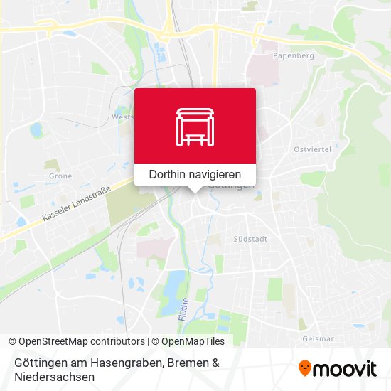 Göttingen am Hasengraben Karte