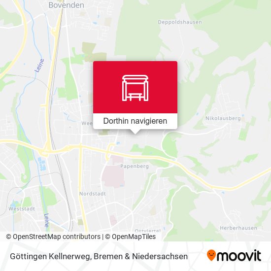 Göttingen Kellnerweg Karte