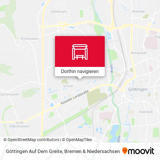 Göttingen Auf Dem Greite Karte