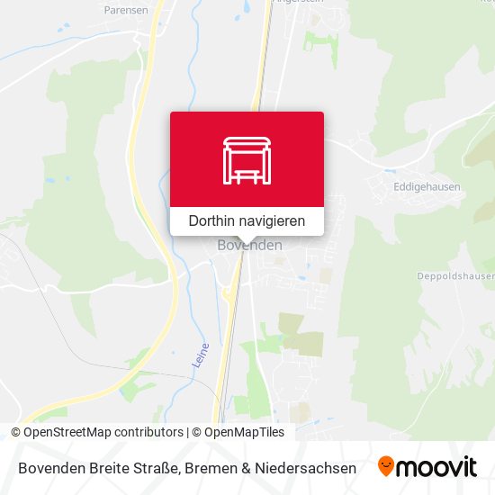 Bovenden Breite Straße Karte