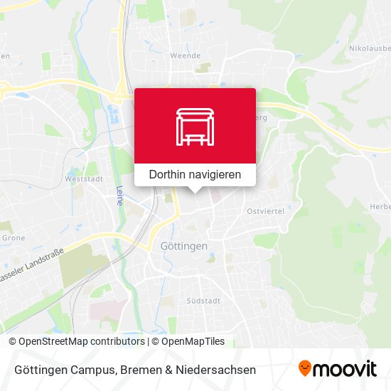 Göttingen Campus Karte