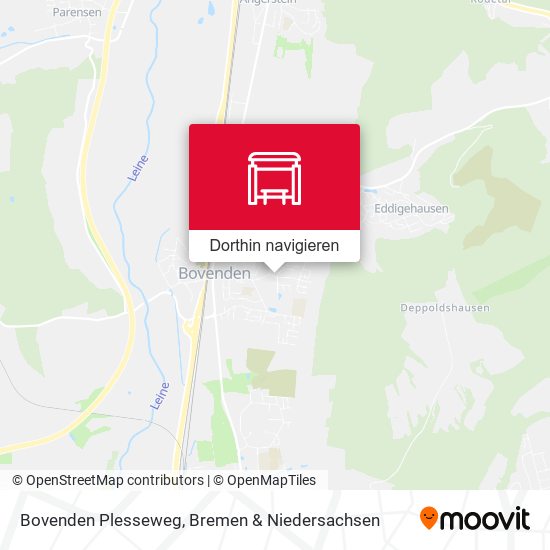 Bovenden Plesseweg Karte