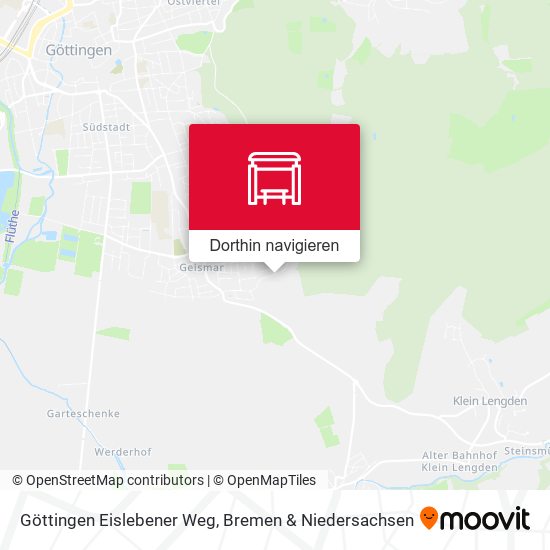 Göttingen Eislebener Weg Karte