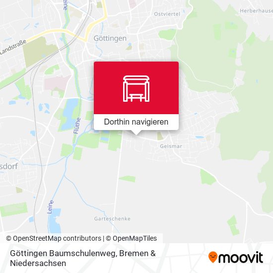 Göttingen Baumschulenweg Karte