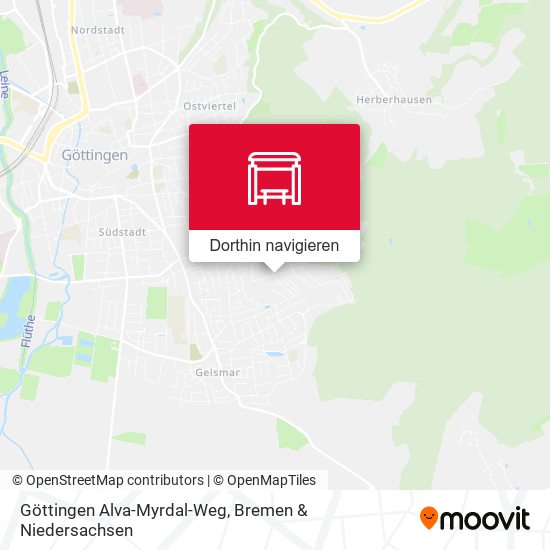 Göttingen Alva-Myrdal-Weg Karte