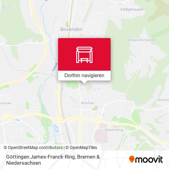 Göttingen James-Franck-Ring Karte