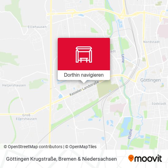 Göttingen Krugstraße Karte