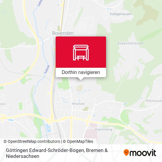 Göttingen Edward-Schröder-Bogen Karte
