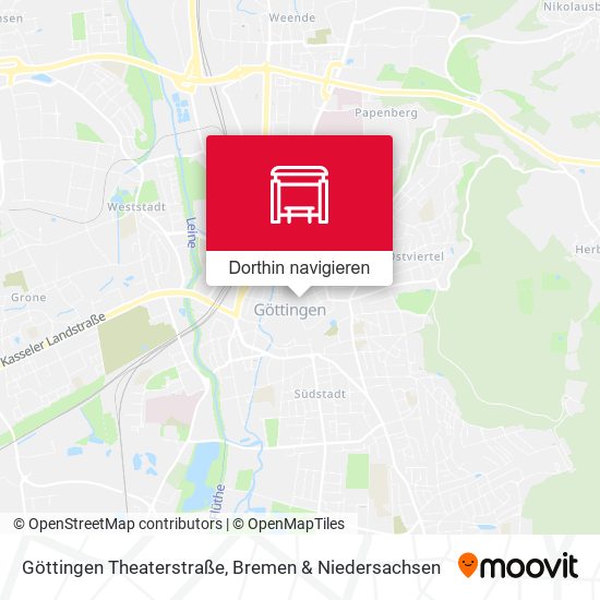 Göttingen Theaterstraße Karte