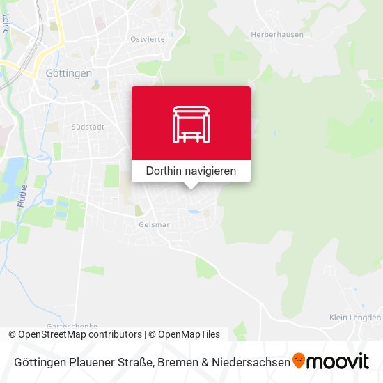 Göttingen Plauener Straße Karte