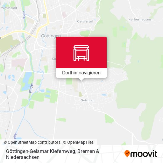 Göttingen-Geismar Kiefernweg Karte