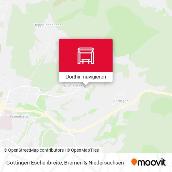Göttingen Eschenbreite Karte